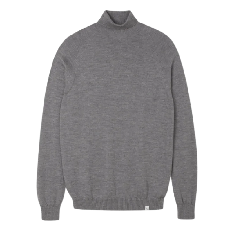 Beauford Polo Neck - Grey