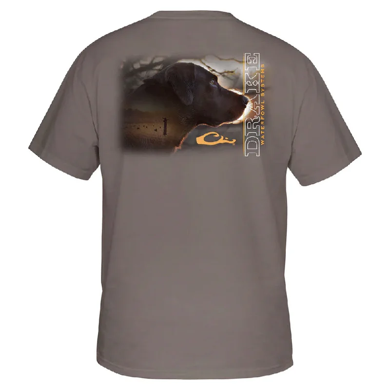 Drake Early Riser Lab T-Shirt- Driftwood