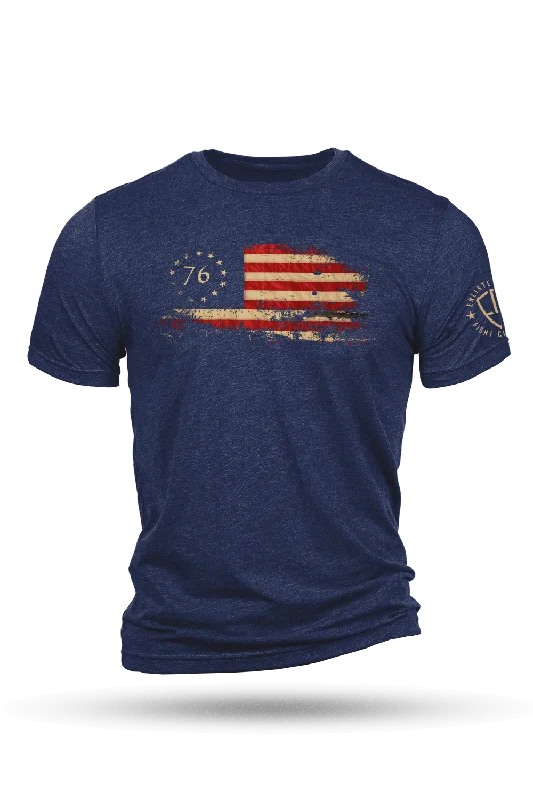 Enlisted 9 - 76' Flag - Tri-Blend T-Shirt