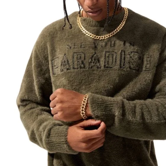 Jordan Craig Lexington Crewneck Sweater (Olive) 3979