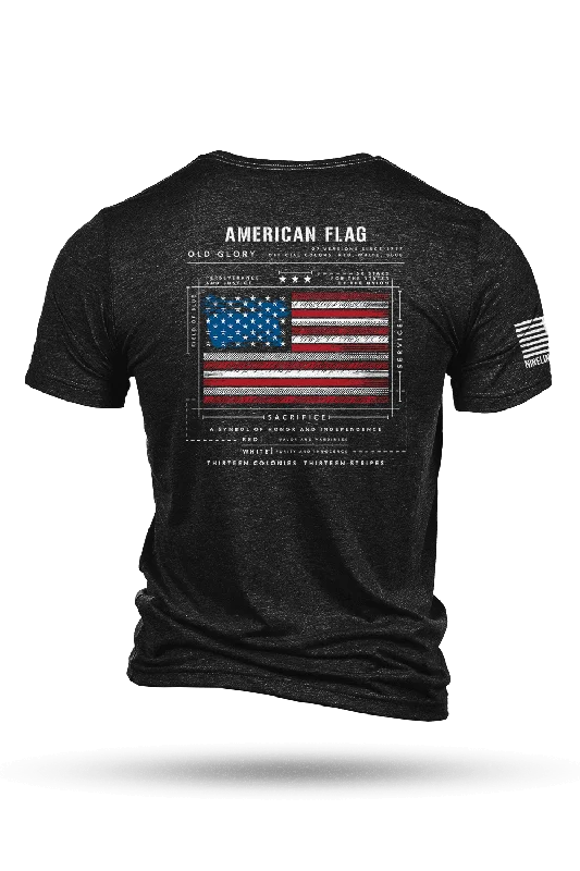 American Flag Schematic - T-Shirt