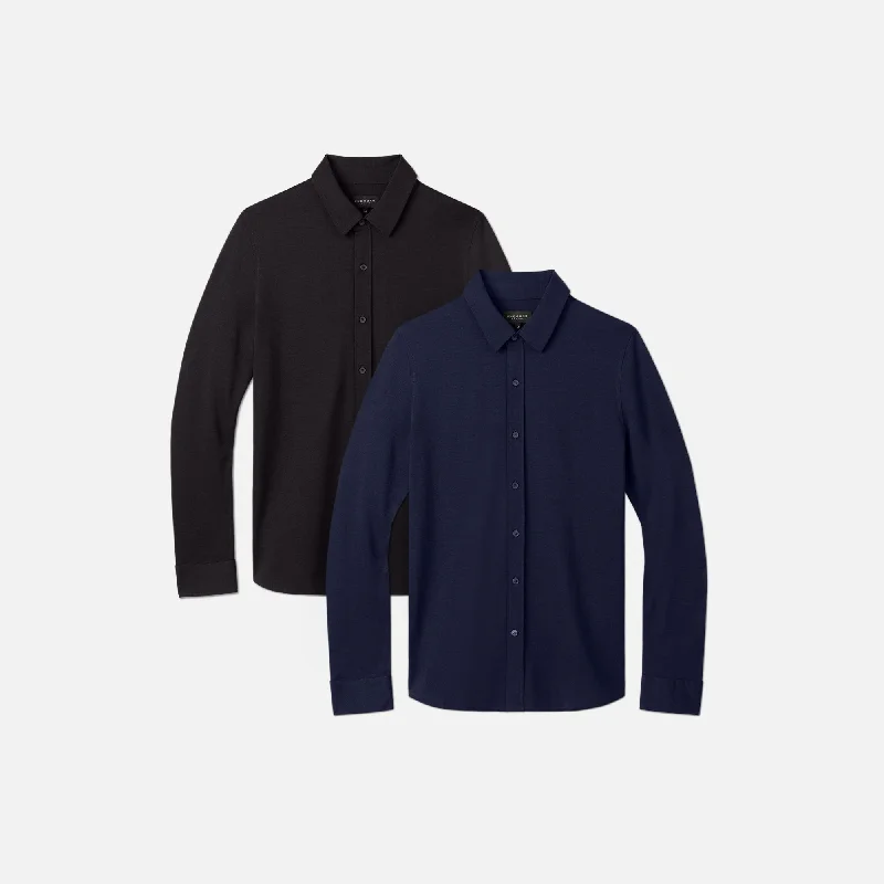 Men's 2 Pack // Merino Button-Up