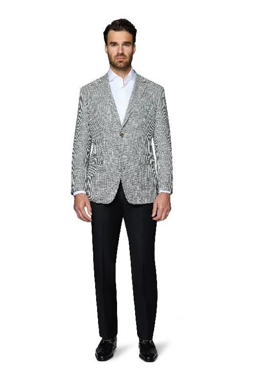 Berragamo Wool Sport Coat Modern Fit - Houndstooth