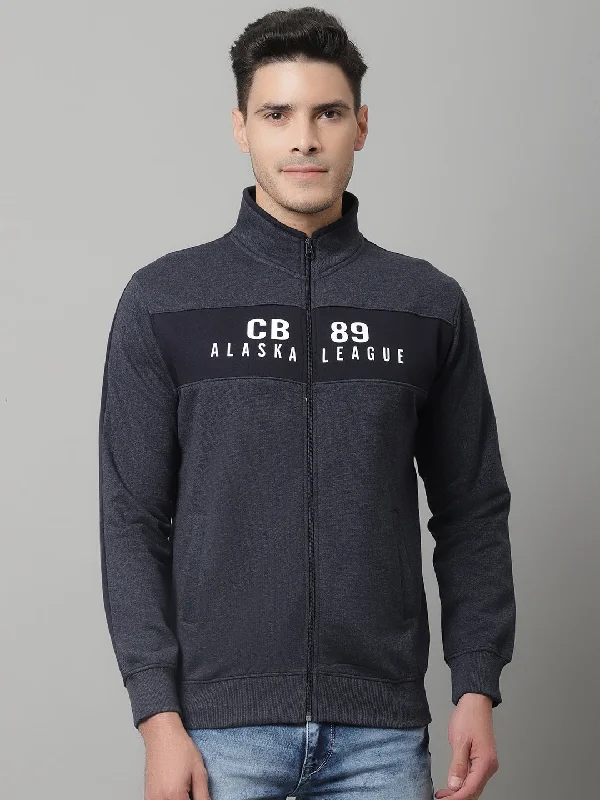 Mens Navy Mix Sweatshirt