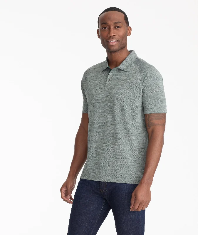 Heathered Performance Polo