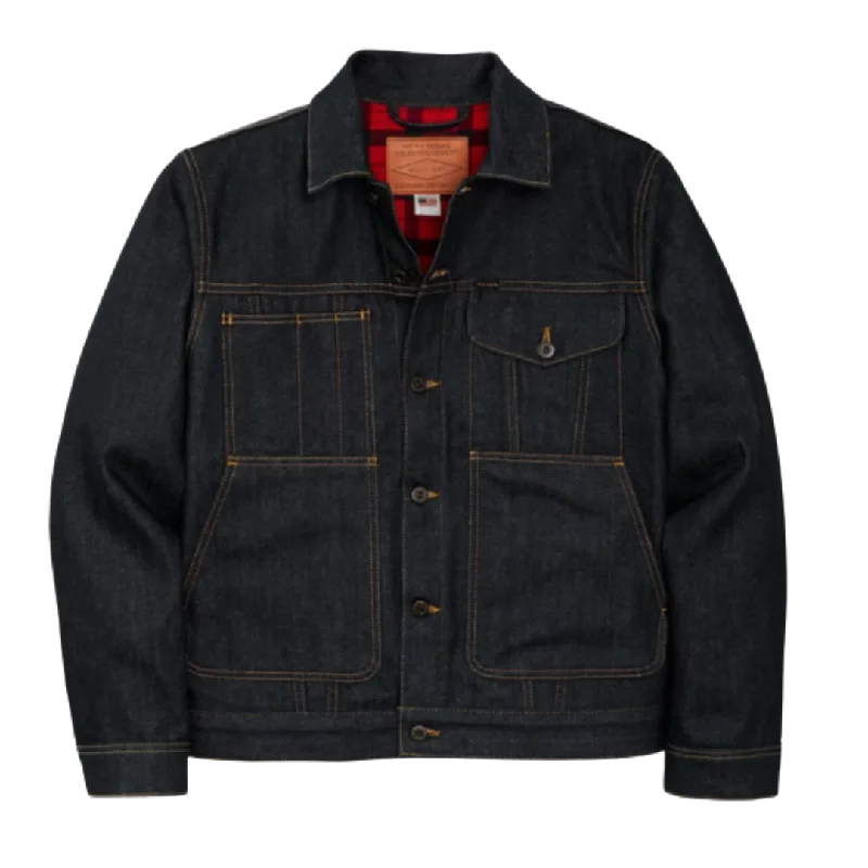 Lined Denim Short Cruiser Jacket