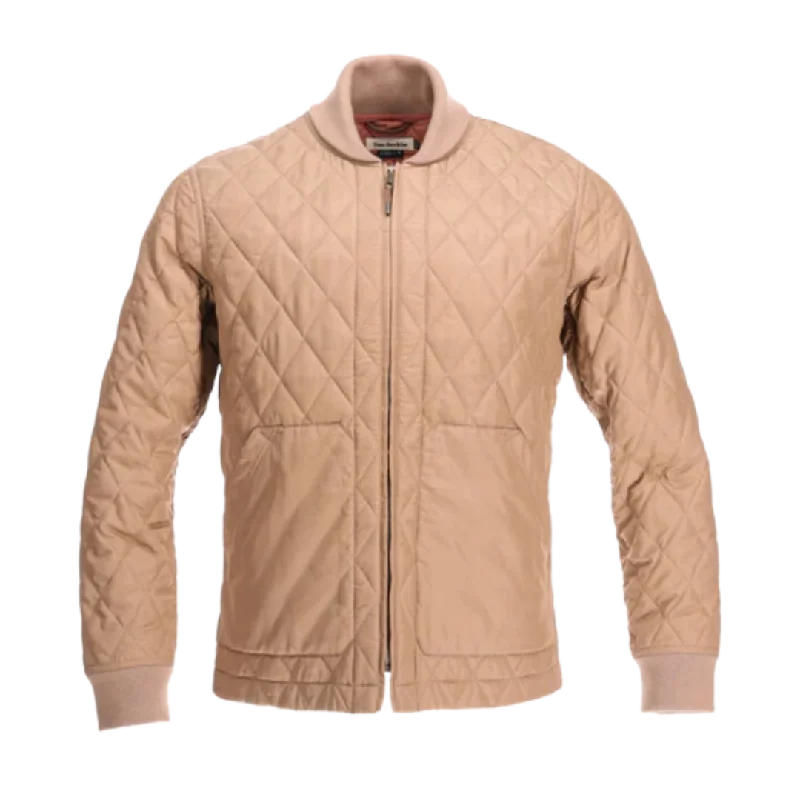 Logan Bomber Jacket - Camel Tan