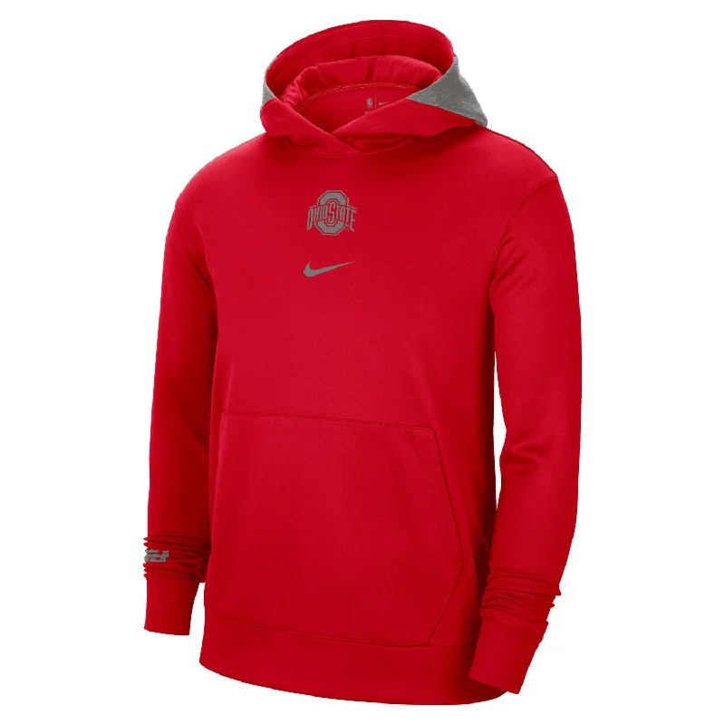 Ohio State Buckeyes Nike Spotlight Basketball Scarlet Hooded Sweatshirt