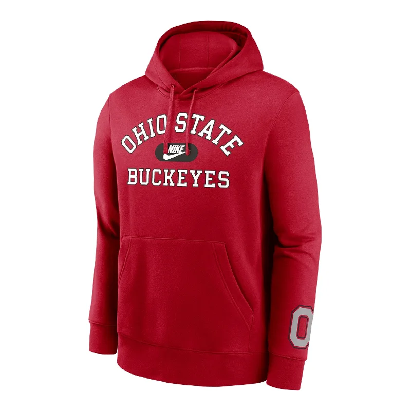 Ohio State Buckeyes Nike Retro 2-Hit Club Fleece Scarlet Sweatshirt