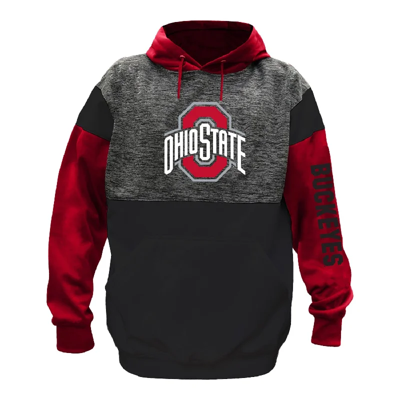 Ohio State Buckeyes Big & Tall Raglan Hoodie