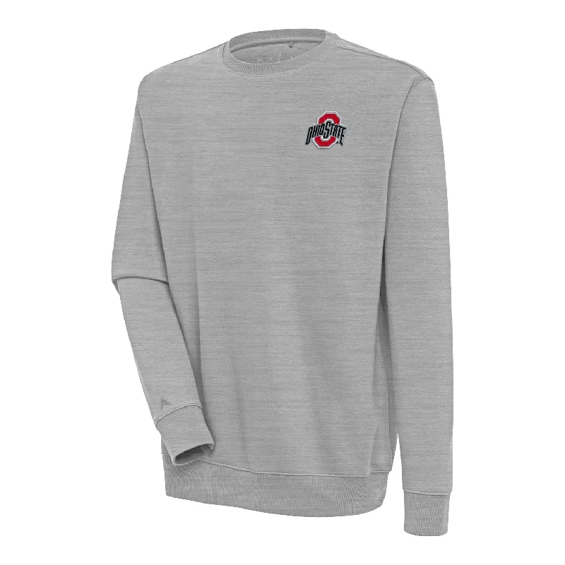 Ohio State Buckeyes Victory Gray Crewneck Sweatshirt