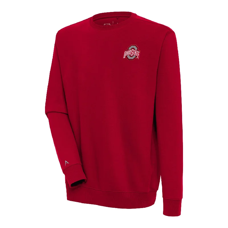 Ohio State Buckeyes Victory Scarlet Crewneck Sweatshirt