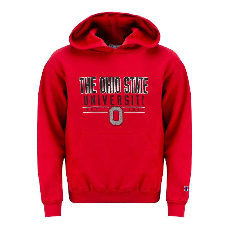 Youth Ohio State Buckeyes Wordmark Hood