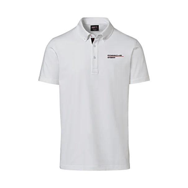 Porsche Men's Polo Shirt (White ) - Motorsport Fanwear