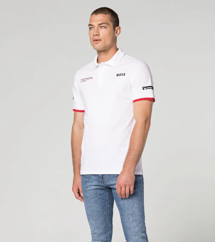 Porsche Men's Boss Polo (White) - Motorsport