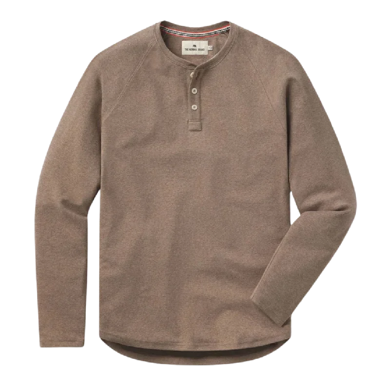 Puremeso Raglan Henley - Taupe