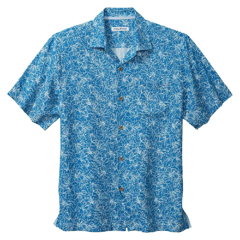 Tommy Bahama High Tide Hibiscus Camp Shirt - Indigo Coast