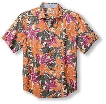 Tommy Bahama IslandZone Coconut Point Vista Veronda Camp Shirt - Moroccan Plum