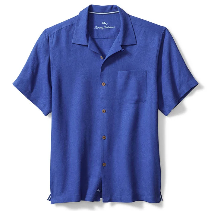 Tommy Bahama Tropic Isles Camp Shirt - Cobalt Haze