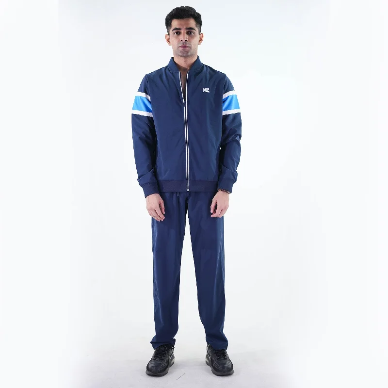 Urban Motion Tracksuit Navy/ Diva Blue