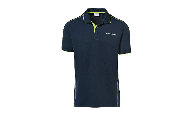 Porsche Men's Polo Shirt, Dark Blue - Sport