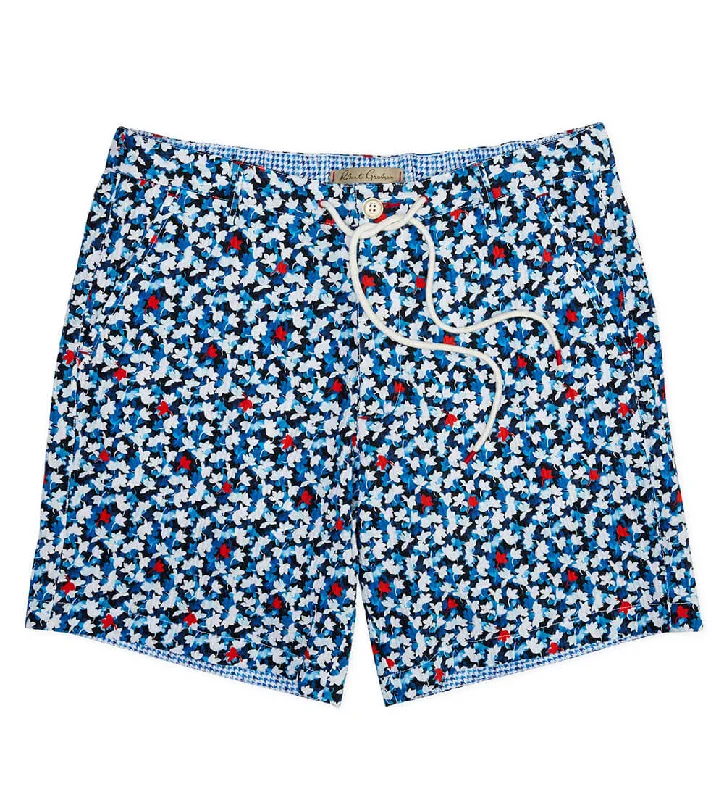 Robert Graham Sainz Leaf Seersucker Shorts