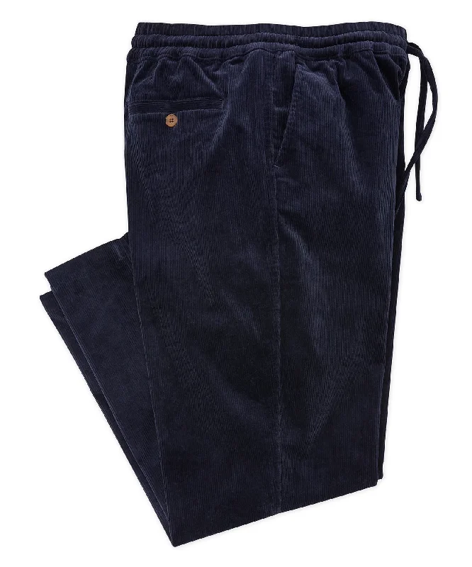 Westport Lifestyle Elastic Waist Stretch Corduroy Pant