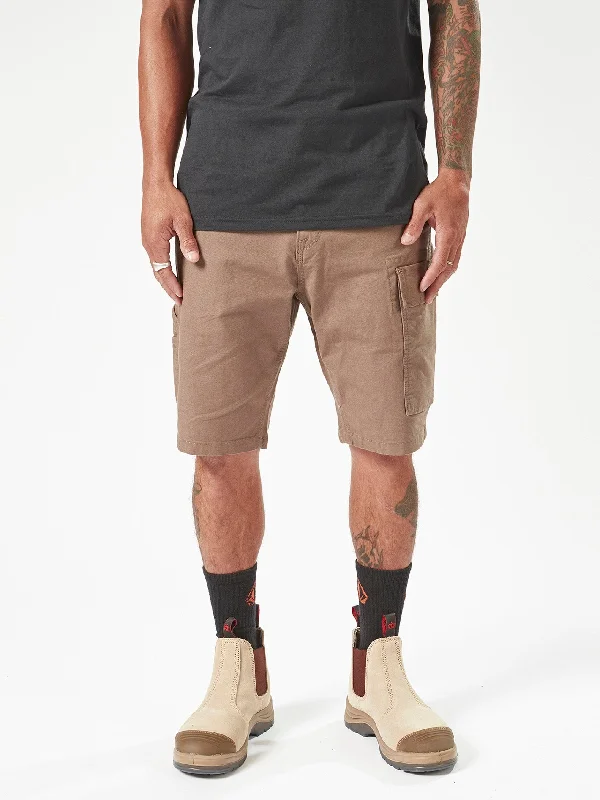 Volcom Workwear Caliper Work Shorts - Brindle