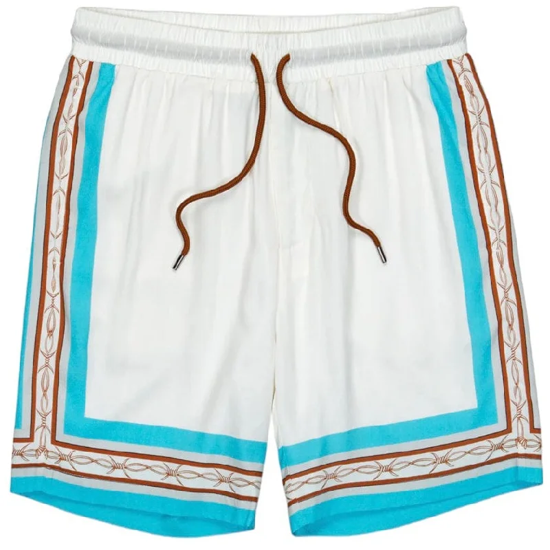 Cookies Havana El Chopo Rayon Shorts (Off White) CM242BKS07