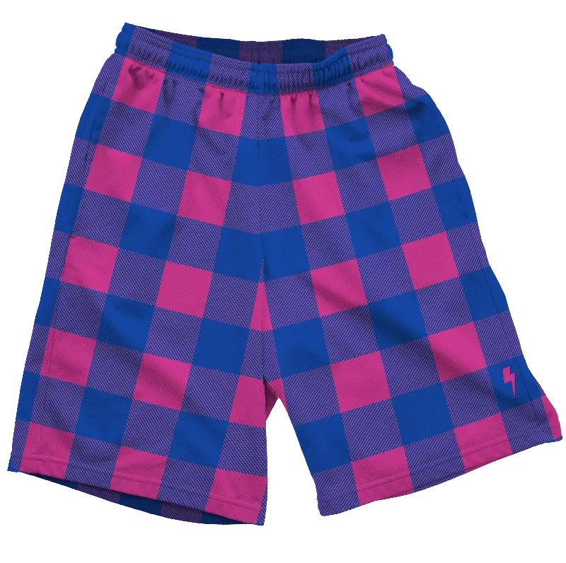 Neon Pink & Blue Shorts