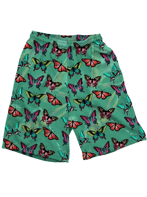 Emerald Butterfly Shorts