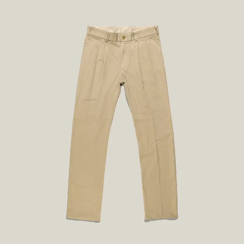 M2P Pleated Classic Fit Vintage Twills in Khaki (Size 32) by Bills Khakis