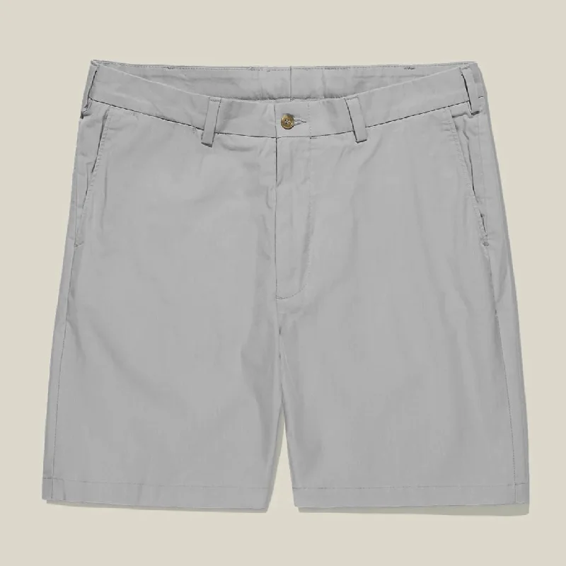 M3 Straight Fit Travel Twill Shorts in Nickel (Size 38) by Bills Khakis