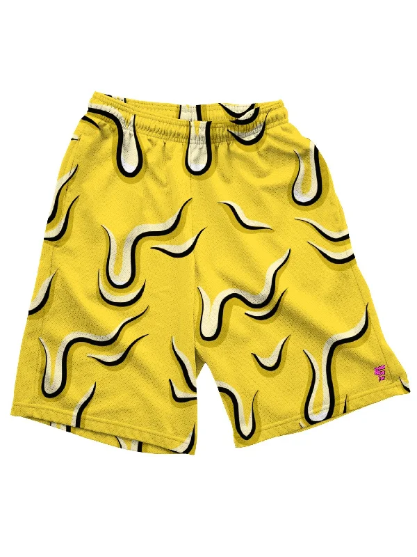 Neon Drippy (Yellow) Shorts