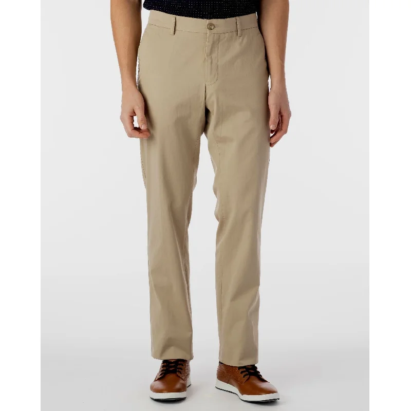 Pima Twill True Khaki in Khaki (Flat Front Models) by Ballin