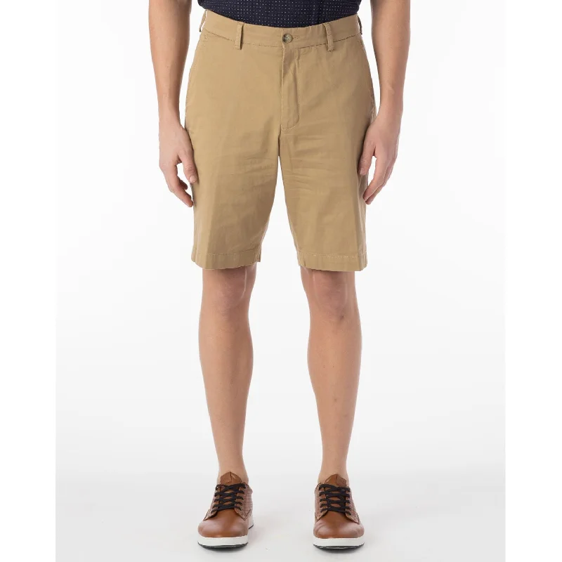 Pima Twill True Khaki Shorts in British Tan by Ballin