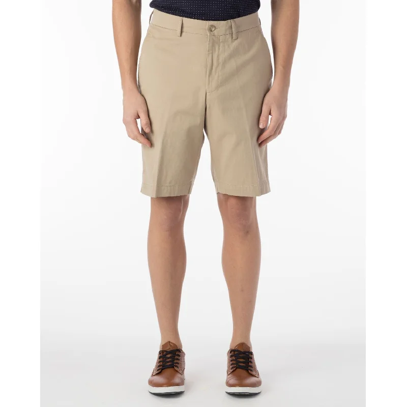 Pima Twill True Khaki Shorts in Khaki by Ballin