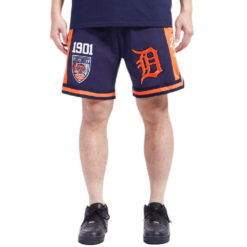 Pro Standard Detroit Fast Lane Dk 2.0 Shorts (Gray/Midnight Navy)