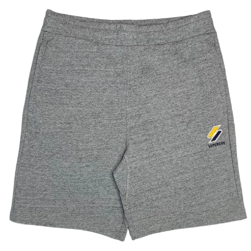 Superdry Sportstyle Applique Shorts (Grey Slub Grindle) - M7110238A