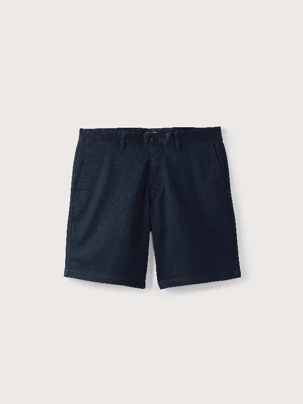 The Brunswick Chino Slim Fit 9in Short in Deep Blue