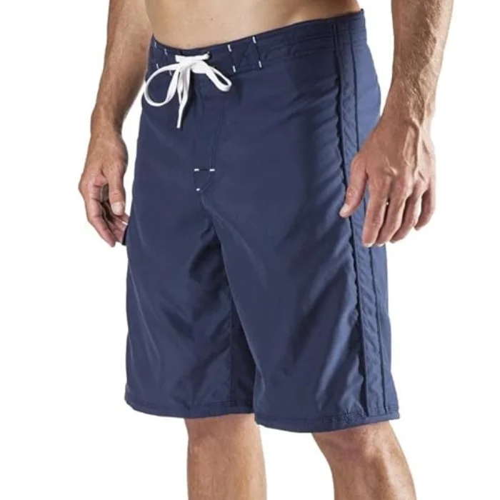 21" Microfiber Lifeguard Uniform Boardshort - Navy