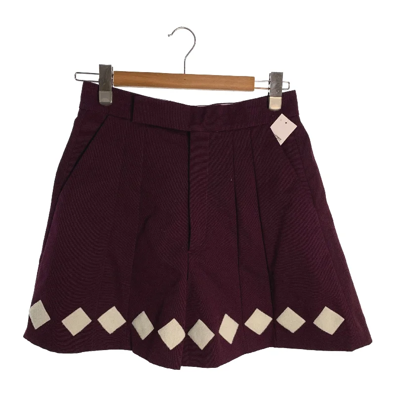 NAMACHEKO/Shorts/M/Bordeaux/Cotton/96-12-91-12005 HN