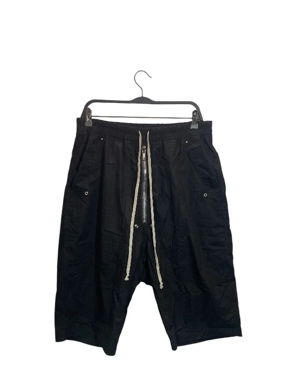 Rick Owens/Shorts/40/Cotton/BLK/RU01B1349-P