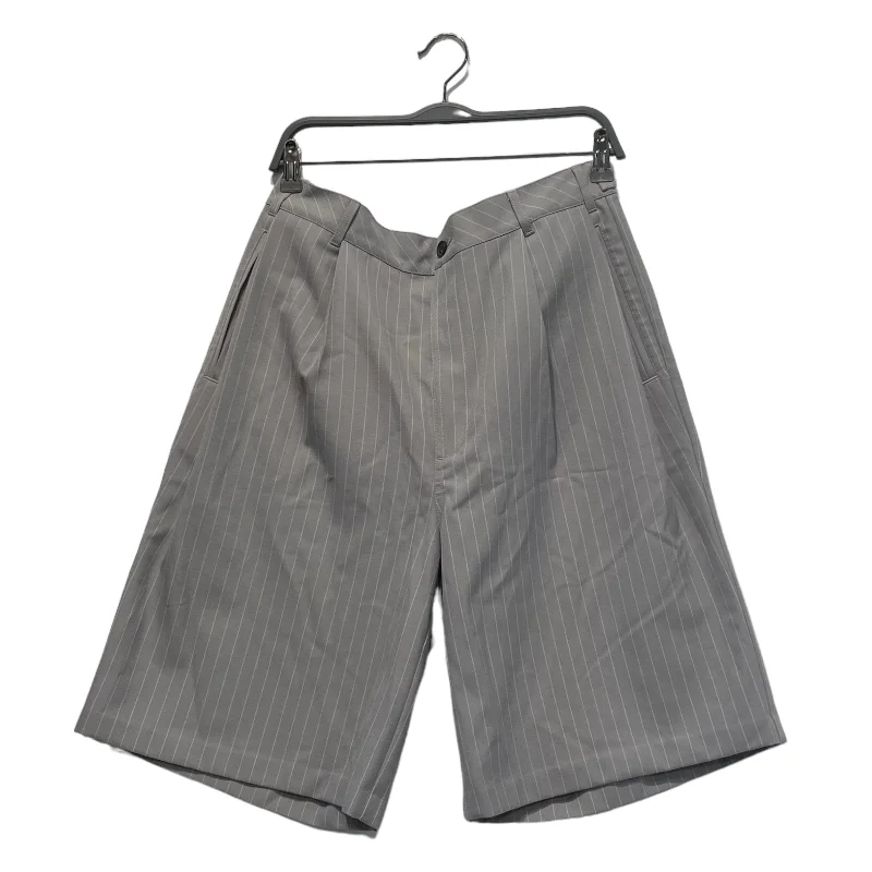 STUSSY/Shorts/32/Cotton/GRY/Stripe/Trouser Short