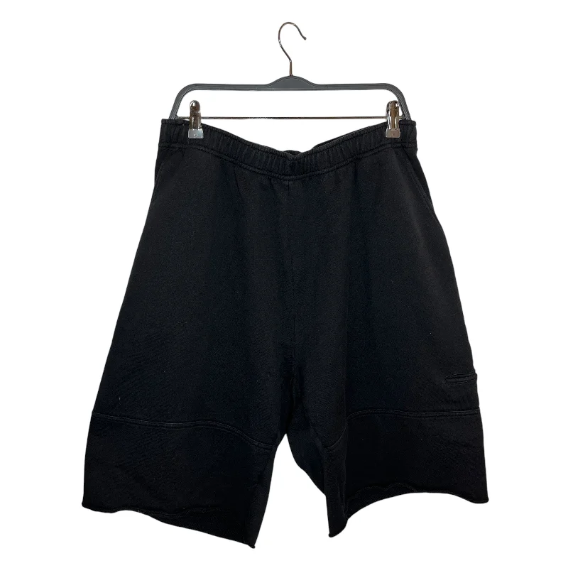 MM6/Shorts/L/Cotton/BLK/Jersey long sweat shorts