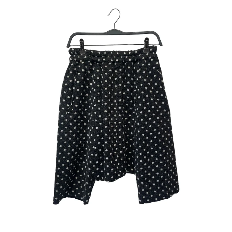 BLACK COMME des GARCONS/Straight Pants/XS/Wool/BLK/Polka Dot/TROUSERS