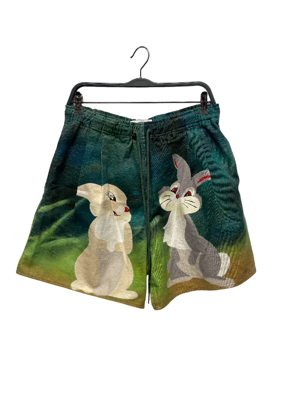 Rochambea/Shorts/L/Cotton/GRN/Graphic/Bambi Rabbit Bunny