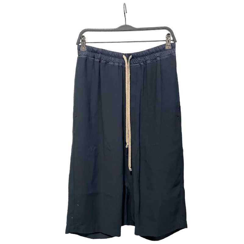 Rick Owens/Shorts/6/Cotton/NVY/drop crotch long short