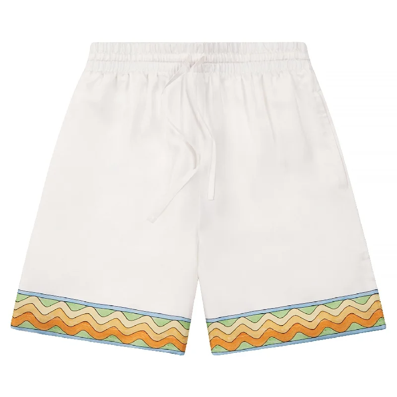 Afro Cubism Tennis Club Silk Short