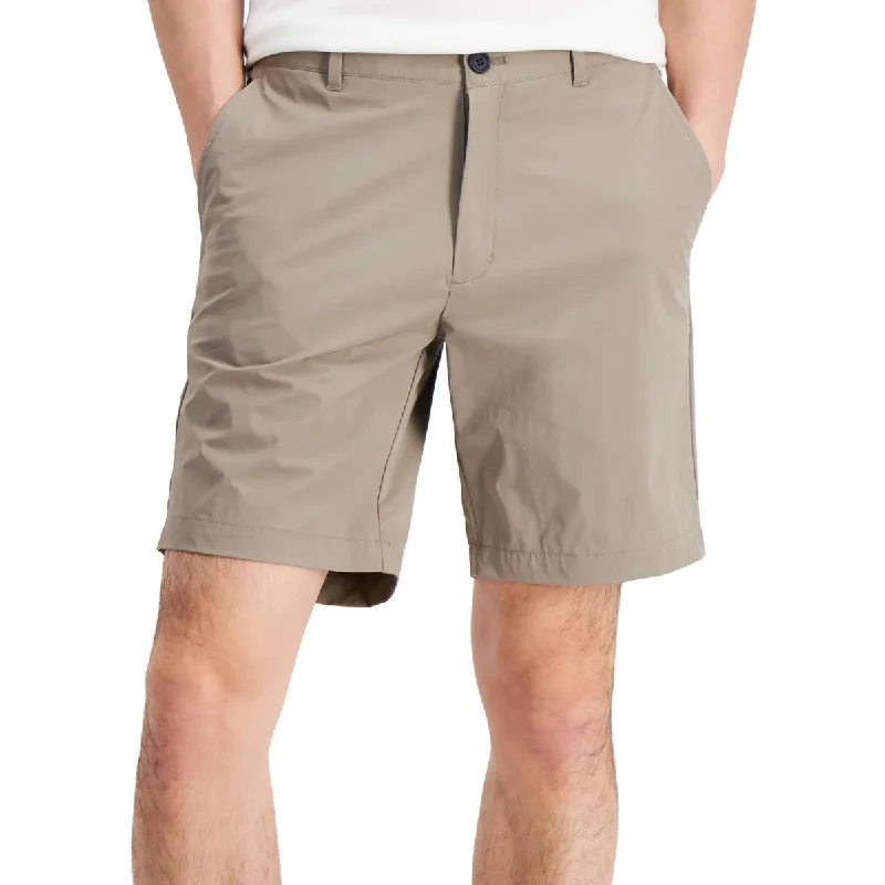 Alfani Mens Flat Front Casual Khaki Shorts